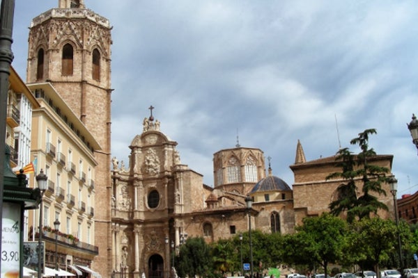 Plaça de la Reina a València.