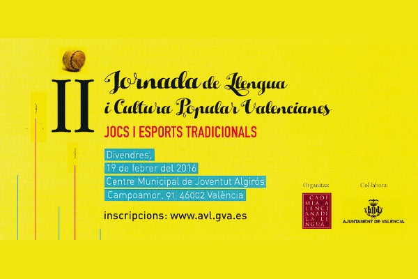 II Jornada de Llengua i Cultura Popular Valencianes