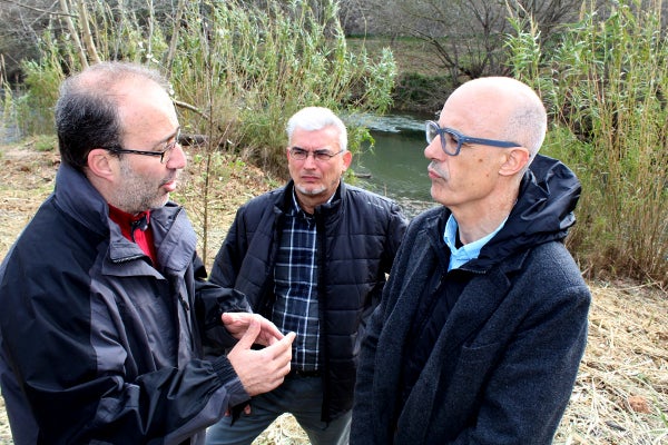 Àlvaro, Gómez i Carreres a Alzira. Foto: Ajuntament d'Alzira.
